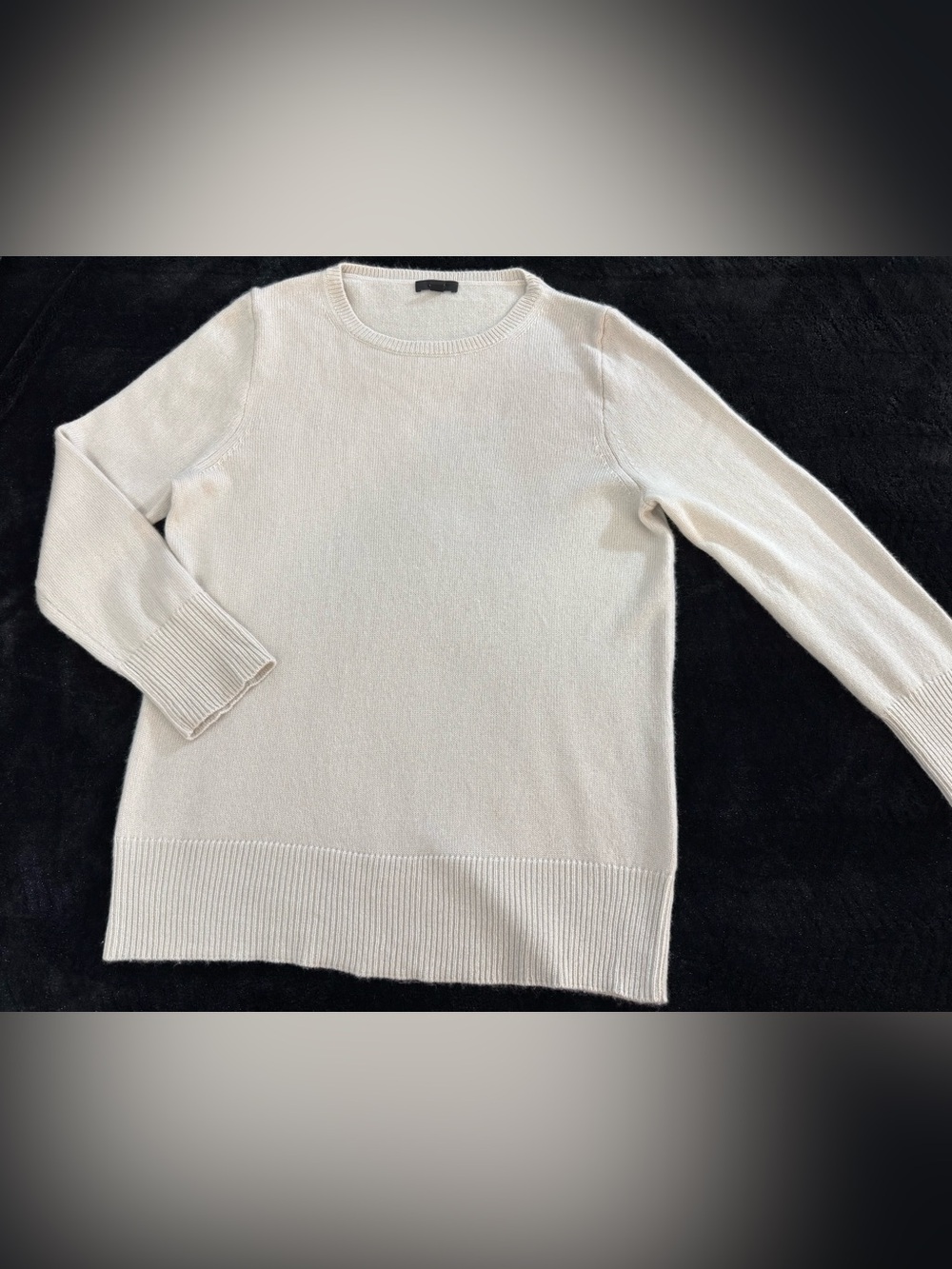 J.Crew Womens Beige Wool Cashmere Pullover Crewneck Sweater Size S BB407 $148